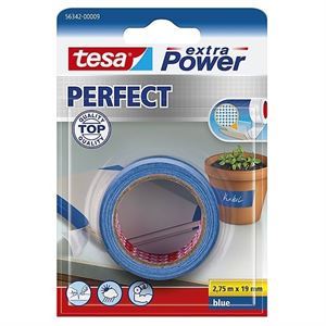 Lærredstape TESA Ekstra Power Perfect 19mm x 2,75m - Blå