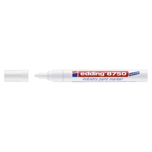 Paint marker edding 8750 hvid 2-4mm rund spids