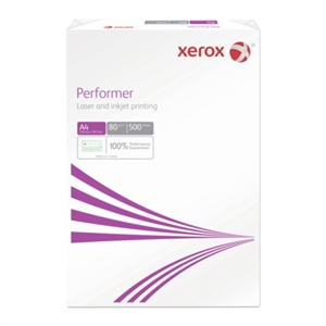 Xerox Performer 80g A4 500ARK, 120 (En halv palle)