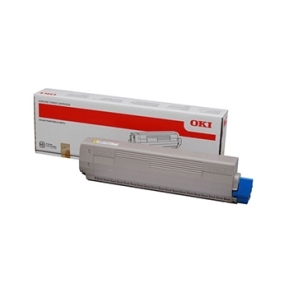 Lasertoner OKI C822DN, gul original toner