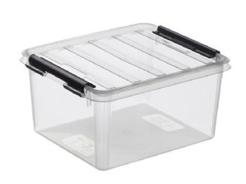 Plastkasse SmartStore Classic 2 2l m/låg 21x17x11cm