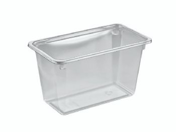 Plastbakke K2182-1H APET klar 180x100x102mm 1140ml 384stk/kar