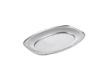 Cateringfad oval lille 35x25x2,1cm glat 10stk/pak