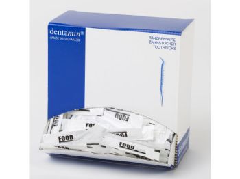 Tandstikkere plast indpakket FOODline/dentamin 1200stk/pak