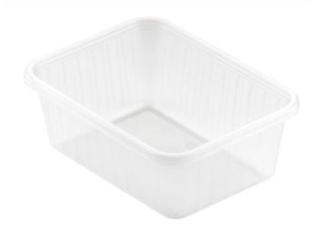 Plastbakke Fixpack PP klar 146x110x54mm 500ml 500stk/kar