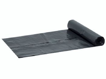 Affaldssække plastik sort 700x1100mm Luksus ekstra