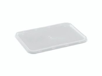 Låg t/plastbakke 500-960ml 175x120mm PP klar 500stk/kar