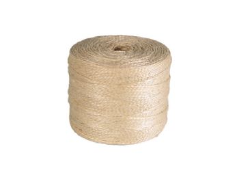 Sisal bindegarn 3/450 280m 2kg Brudstyrke: 150kg