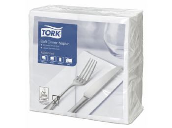 Servietter Tork 3-lags 1/8fold hvid 39cm 12x100stk/kar