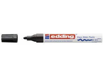 Paint marker Edding 750 permanent sort 2-4mm rund spids