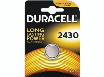 Batteri Duracell Electronics 2430 Lithium 1stk/pak