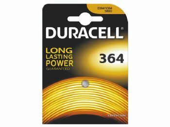 Batteri Duracell 364 1,5V Silver Oxide 1stk/pak