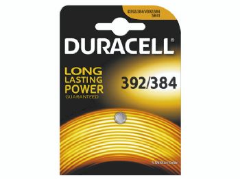 Batteri Duracell 392/384 1,5V Silver Oxide 1stk/pak