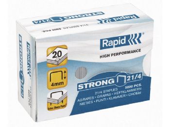 Hæfteklammer galvaniserede Rapid strong 21/4 5000stk/pak