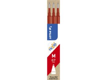 Refill Pilot FriXion rød 0,7 medium 3-pack