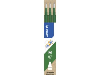 Refill Pilot FriXion grøn 0,7 medium 3-pack