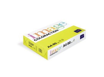 Kopipapir Image Coloraction A4 80g Ibiza Neon Yellow 500ark/pkt