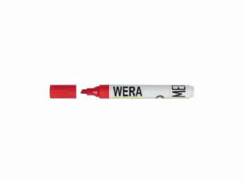 Whiteboardmarker WERA rød kantet spids 1-4mm