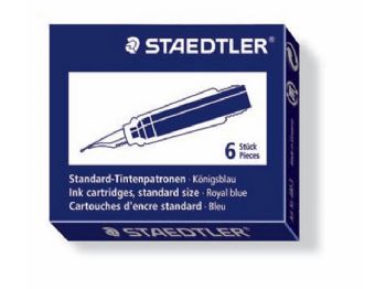 Refill til fyldepen Staedtler blå 6stk/pak