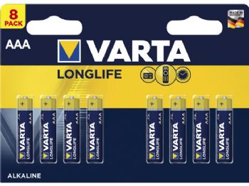 Batteri Varta Longlife AAA 8st/pak Blister