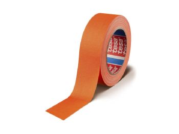 Tape lærred tesa orange 25mmx25m fluorescerende