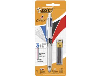 Kuglepen Bic 4C Color Multifunction blå/sort/rød/grafitstift