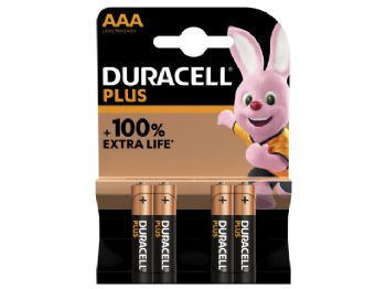 Batteri Duracell Plus Power AAA alkaline 4stk/pak