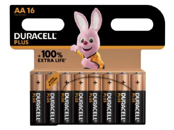 Batteri Duracell Plus Power AA alkaline 16stk/pak Special offer