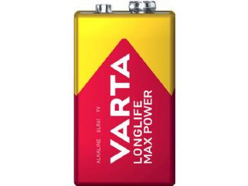 Batteri Varta Longlife Max Power 9V 1stk/pak blister