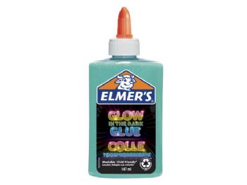 Lim Elmer\'s 147ml Glow in the Dark blå Liquid Glue