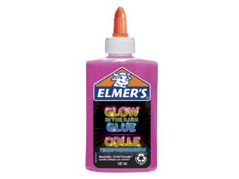 Lim Elmer\'s 147ml Glow in the Dark pink Liquid Glue