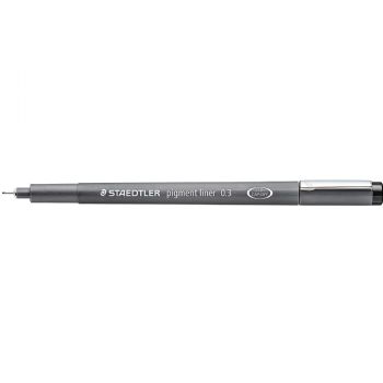 Staedtler Pigment Liner med 0,3 mm spids i farven sort