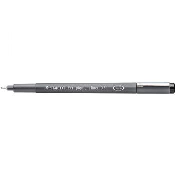 Staedtler Pigment Liner med 0,5 mm spids i farven sort