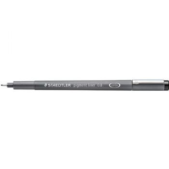 Staedtler Pigment Liner med 0,8 mm spids i farven sort