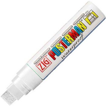 Zig Posterman 120 permanent marker 15mm hvid 6stk