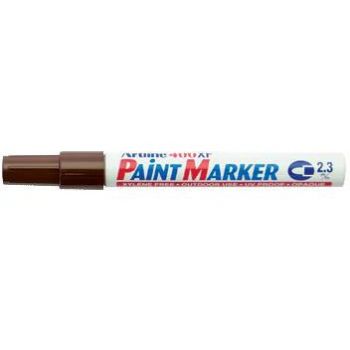 Artline 400 paintmarker med 2,3 mm stregbredde i farven brun