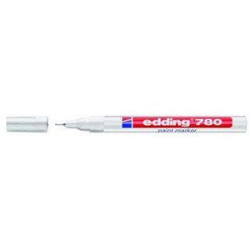 Edding 780 Paint Marker med ultratynd stregbredde på 0,8 mm i farven hvid