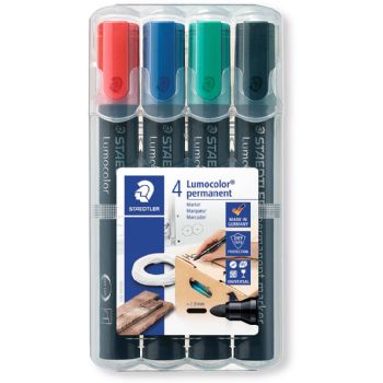 Staedtler Lumocolor 352 sampak med 4 markere i assorterede farver