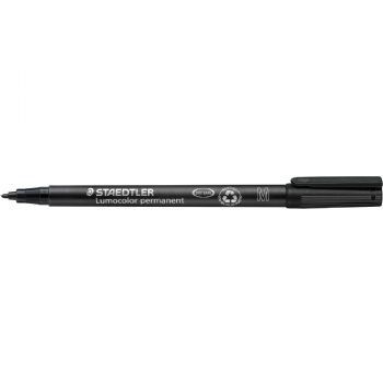 Staedtler Lumocolor 317M overheadpen med 1,0 mm stregbredde i farven sort