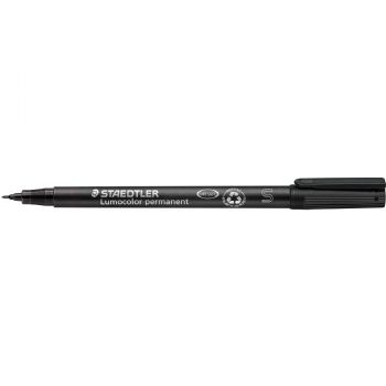 Staedtler Lumocolor 313S overheadmarker med 0,4 mm stregbredde i farven sort