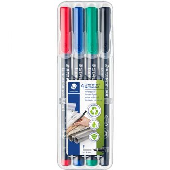 Staedtler Lumocolor 318 overheadpenne i sampak