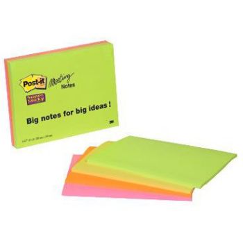 Post-it super sticky mødeblok A5