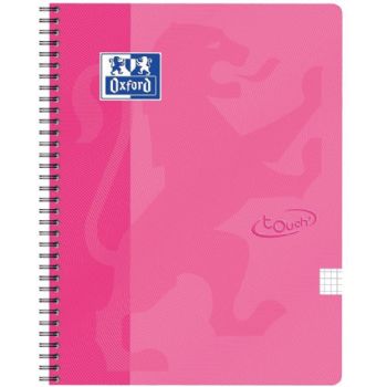 Oxford Touch A4+ notesbog 140ark tern pink