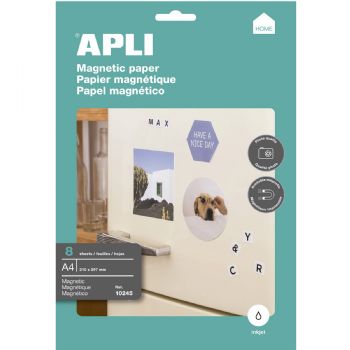 Apli A4 magnetisk papir 640g 8ark