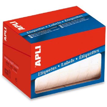 Apli etiket 82x53mm hvid 400stk