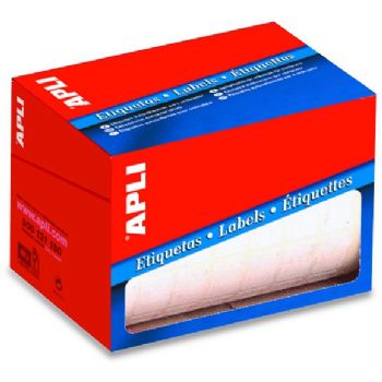 Apli etiket 67x34mm hvid 600stk