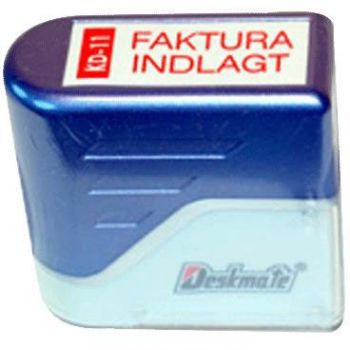 Deskmate KS-11 ”FAKTURA INDLAGT” stempel