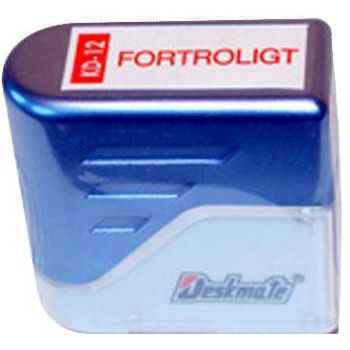 Deskmate KS-12 ”FORTROLIGT” stempel