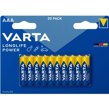 VARTA LONGLIFE Power AAA-batterier LR03 20 stk