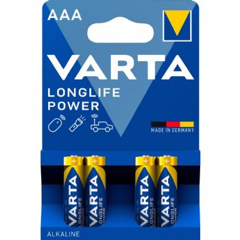 VARTA LONGLIFE Power AAA-batterier LR03 4 stk